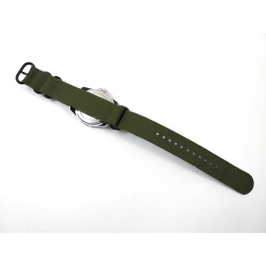 ミリタリーストラップ 22mm ナイロン 腕時計 布ベルト natoタイプ 全13