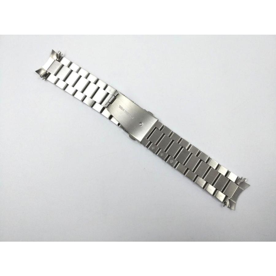 腕時計ステンレス ベルト 弓カン バンド バックル プッシュ式 22mm 全2
