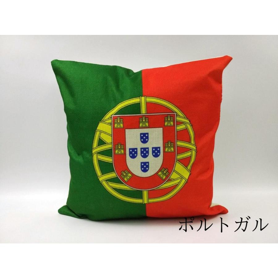 クッションカバー 国旗柄 イタリア、スウェーデン等 45cmx45cm