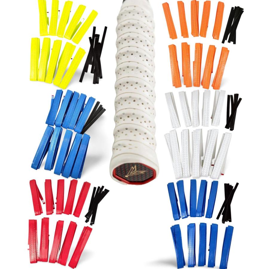 グリップテープ 大量10個セット 全6色 滑り止め バドミントン テニス