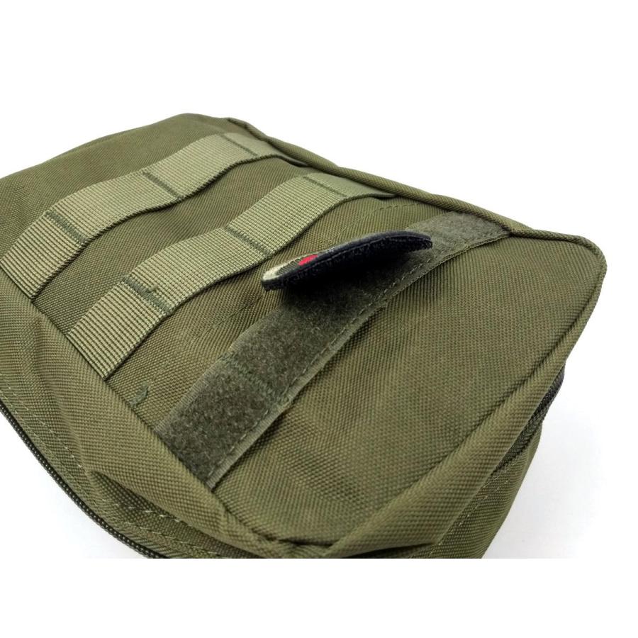 医療ミリタリーポーチ ベルクロ タクティカル サバゲー 14.5