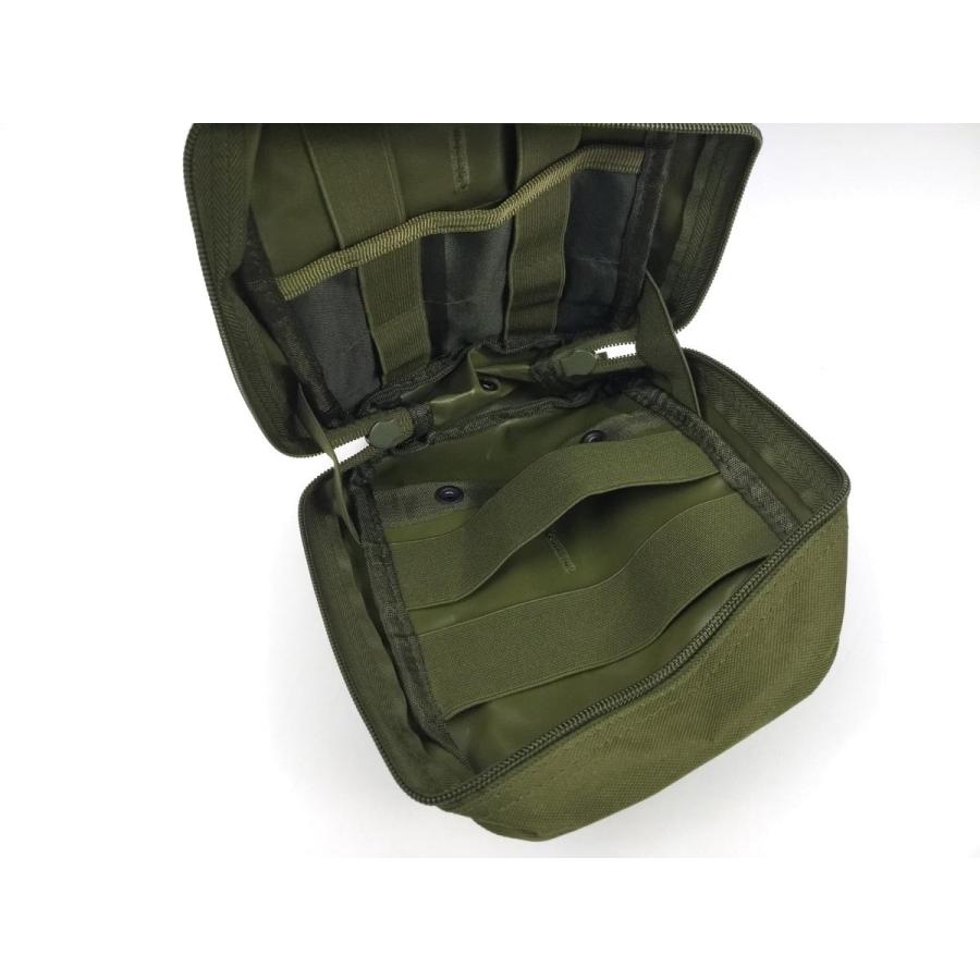 医療ミリタリーポーチ ベルクロ タクティカル サバゲー 14.5