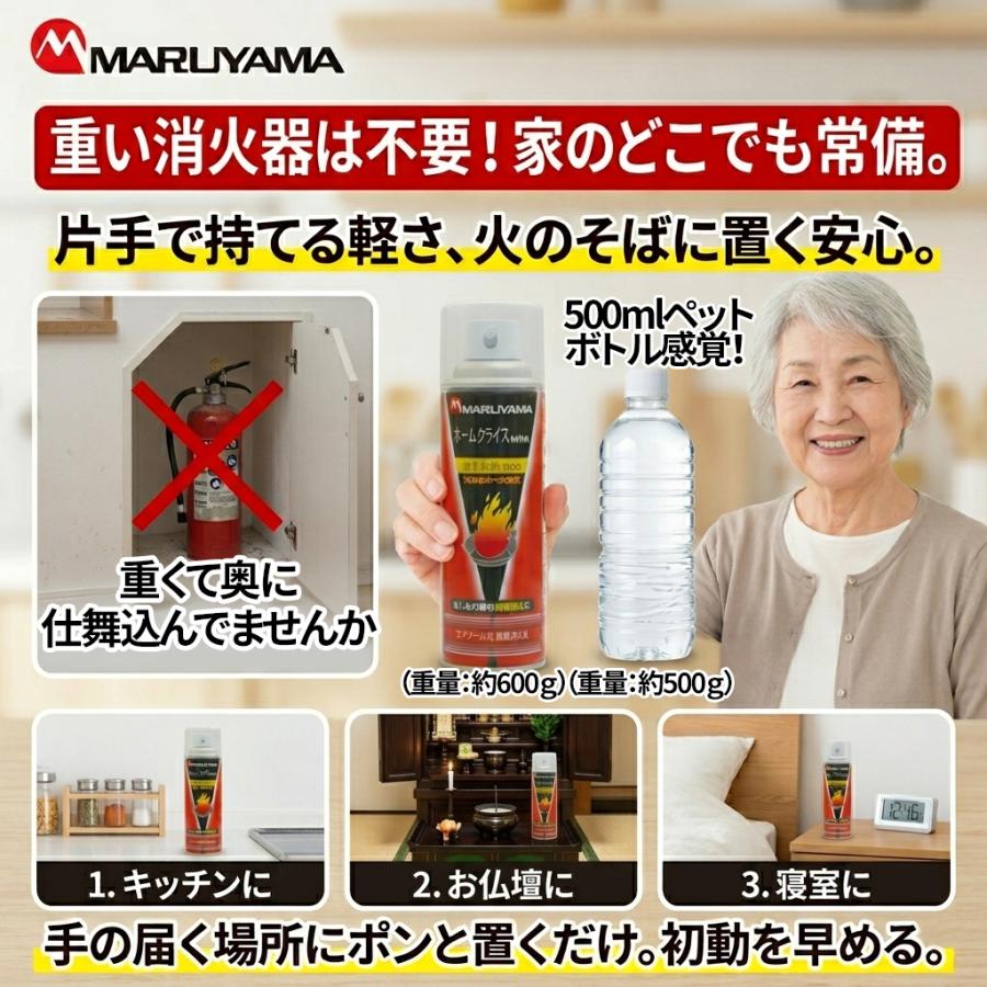 2026年2月製造品】消火スプレー 消す兵衛neo（丸山製作所）【使用期限