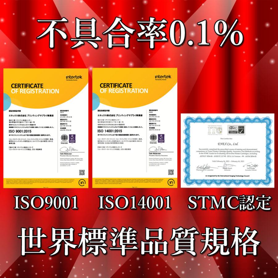 【リターン品：空カートリッジ必要】EMシステムズ ES15IC94シリーズ 4色セット リサイクルインク （対応機種 ： ES-15）_12