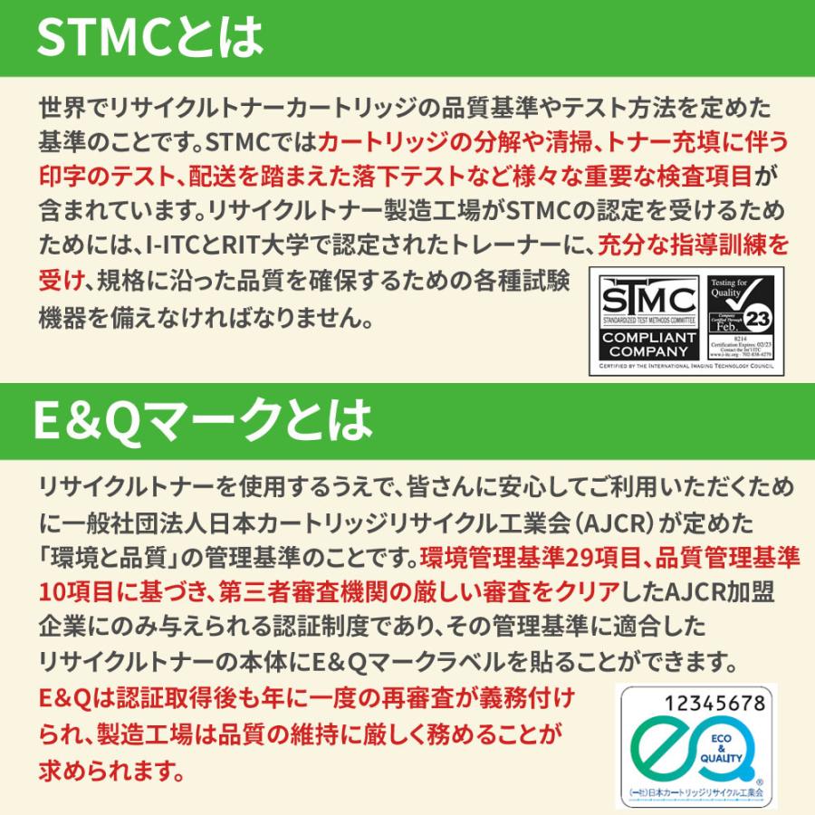 シャープ/SHARP MX-23JTBA ブラック リサイクルトナー （対応機種 ： MX-2310F/MX-3111F/MX-2311FN）｜marutsueco｜04