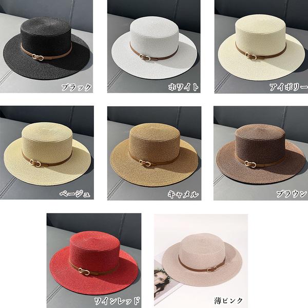 麦わら帽子 ストローハット カンカン帽子｜marutto-fashion｜02