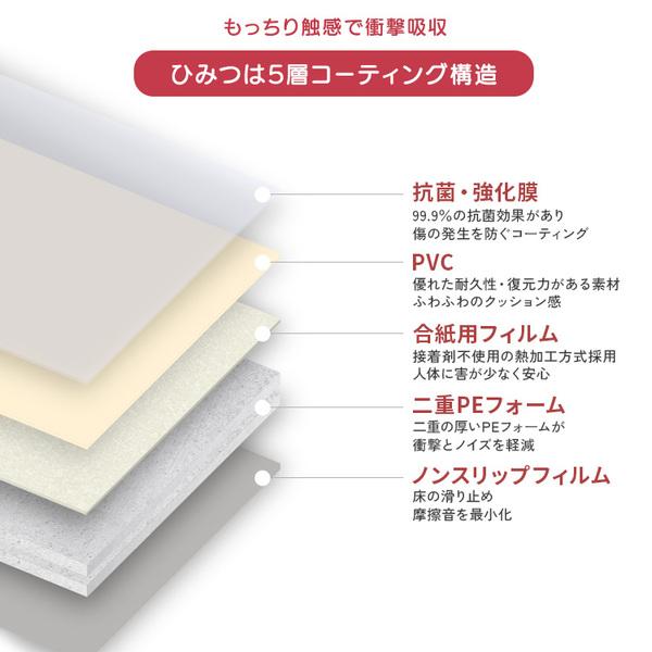 継ぎ目がない PVCロールマットスリムショート 110×200cm｜marutto-markets｜08