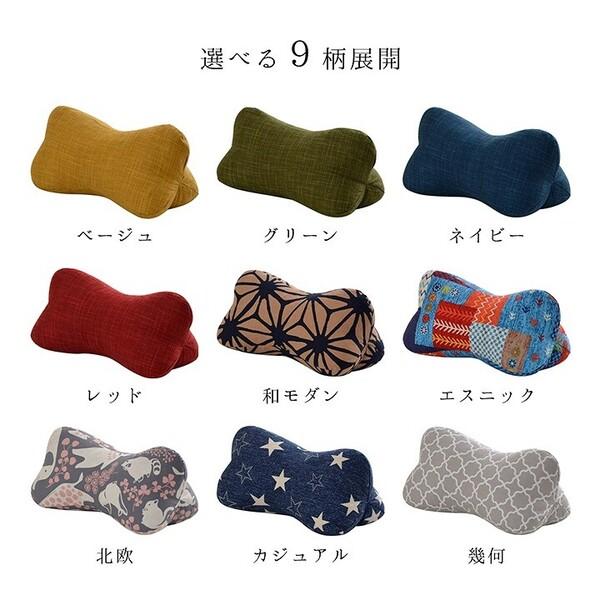 枕 約35×17cm くつろぐ 寝具 もっちり 機能性 お昼寝 日本製 ほね枕 足枕 ほね枕｜marutto-markets｜06