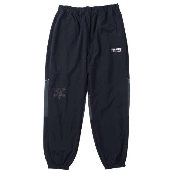 大きいサイズ THRASHER ナイロンワッシャー裏メッシュパンツ 3L 4L 5L 6L MC443752-75210 ラッピング可 送料無料 即日発送 大きいサイズ THRASHER ナイロンワッシャー裏メッシュパンツ 3L 4L 5L