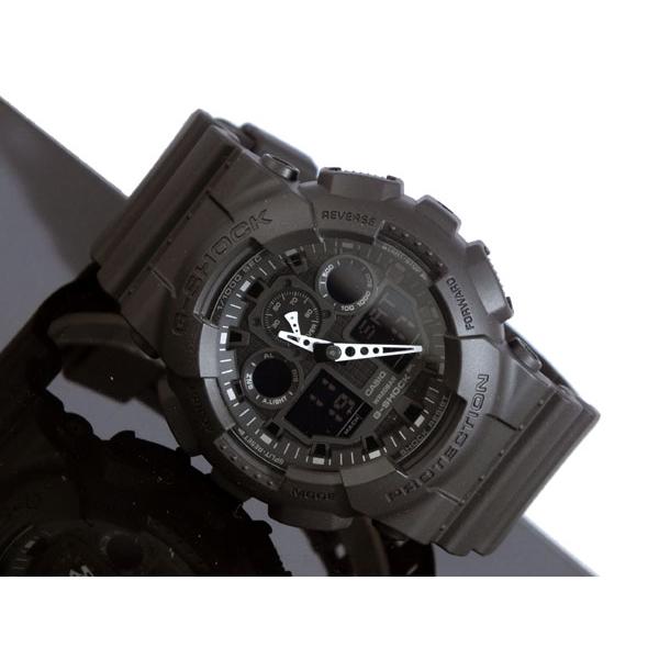 カシオ Gショック G SHOCK アナデジ 腕時計 GA 100 1A1 ブラック ラッピング可｜marutto-markets｜02