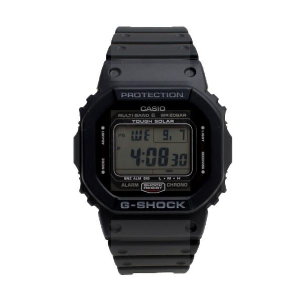 カシオ 腕時計 GW 5000U 1 メンズ 電波ソーラー スクリューバック クォーツ ブラック ラッピング可｜marutto-markets｜02