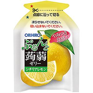 ぷるんと蒟蒻ゼリーパウチ シチリアレモン＋ピンクグレープフルーツ 12個セット｜marutto-markets｜02