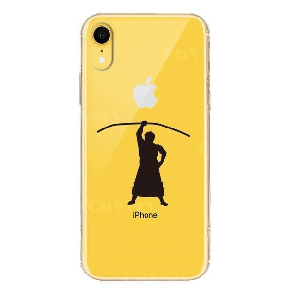 iPhoneXR ケース クリア ソフト おすもうさん 相撲 弓取り