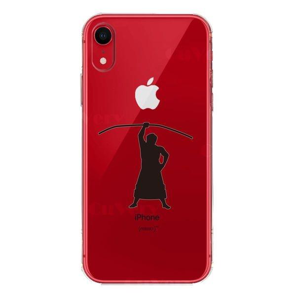 iPhoneXR ケース クリア ソフト おすもうさん 相撲 弓取り