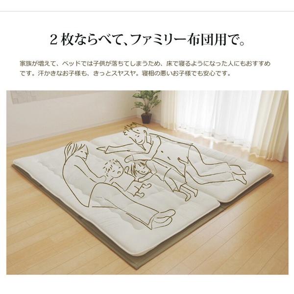 日本製 折りたたみ ダブル約140×210cm マットレス い草マットレス_14