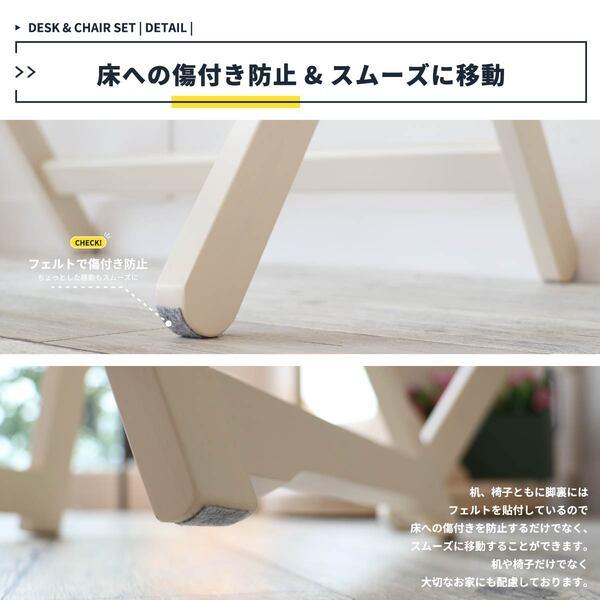 折畳みデスクチェアデスク チェア 木製 折りたたみテーブル 折りたたみチェア_9