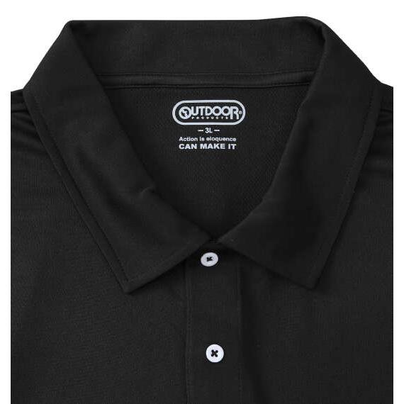 大きいサイズ OUTDOOR PRODUCTS DRYメッシュ半袖ポロシャツ 3L 4L 5L