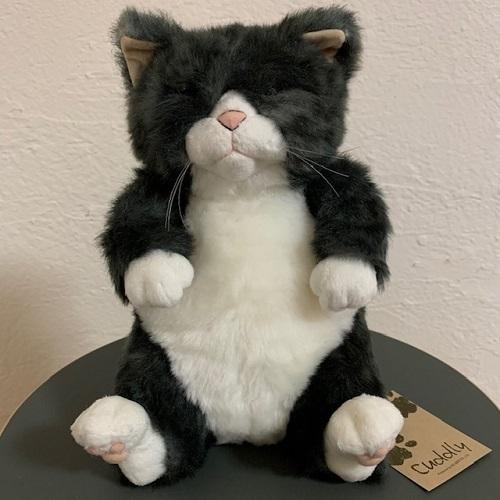 【個別販売商品002】カドリー 仔ねこ ぬいぐるみ ちびソメ（Chibisome） 灰トラ【ソメゴロー／Cuddly／ヌイグルミ／猫／仔猫／日本製】の画像