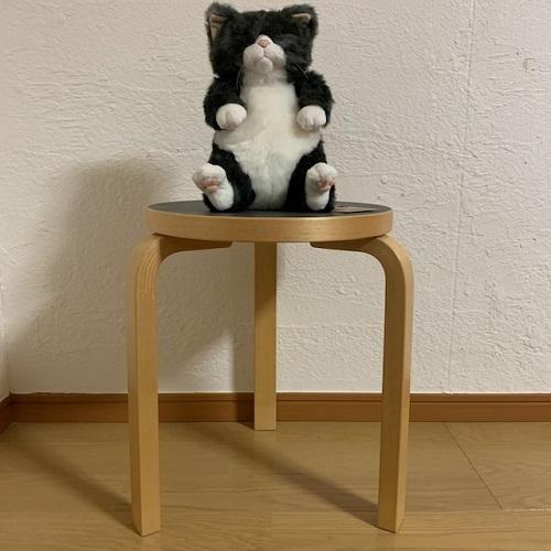 【個別販売商品002】カドリー 仔ねこ ぬいぐるみ ちびソメ（Chibisome） 灰トラ【ソメゴロー／Cuddly／ヌイグルミ／猫／仔猫／日本製】の画像