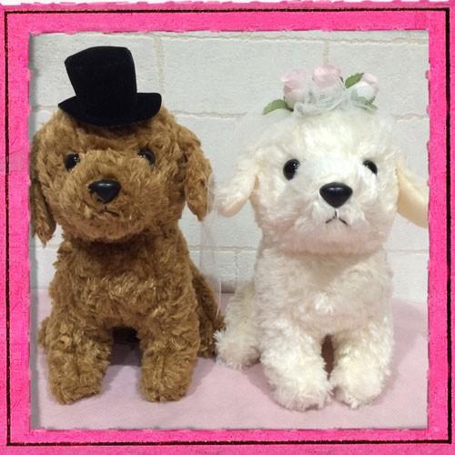 ウェディングドール　プードル　犬　Wedding Doll　日本製 【ウェルカムドール／ウェルカムドッグ／ブライダル／結婚祝い】｜maruwa1923｜03