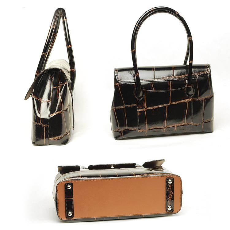 REALMIND LILY プリマ 高級感漂うラージ クロコ型押しトート 本革 革 レザー レディース メンズ | リリイ | 04