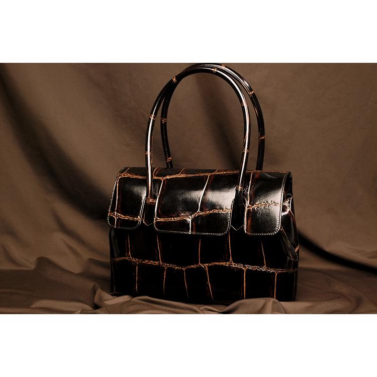 REALMIND LILY プリマ 高級感漂うラージ クロコ型押しトート 本革 革 レザー レディース メンズ | リリイ | 03