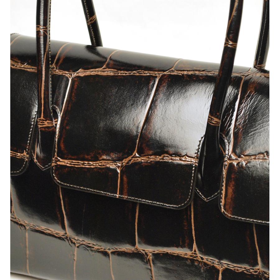 REALMIND LILY プリマ 高級感漂うラージ クロコ型押しトート 本革 革 レザー レディース メンズ | リリイ | 07