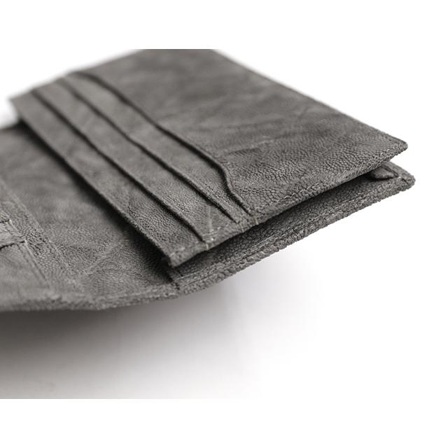 青木鞄 Luggage AOKI 1894 アフリカンエレファント日本製 機能的 札入れ かぶせ エレファント 2497 本革 革 レザー レディース メンズの画像
