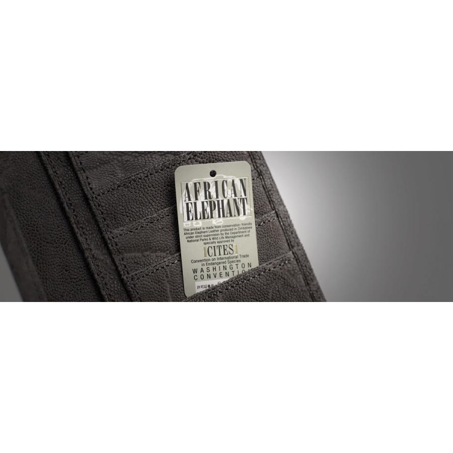 青木鞄 Luggage AOKI 1894 アフリカンエレファント日本製 機能的 長財布 エレファント　2498 本革 革 レザー レディース メンズの画像
