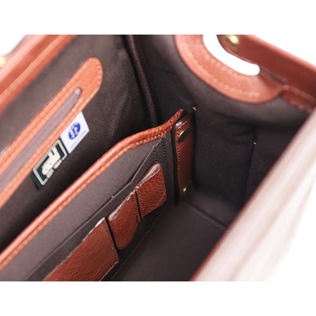 LUGARD 青木鞄 Lugard nevada ロック付き 牛ヌメ 2way ダレス