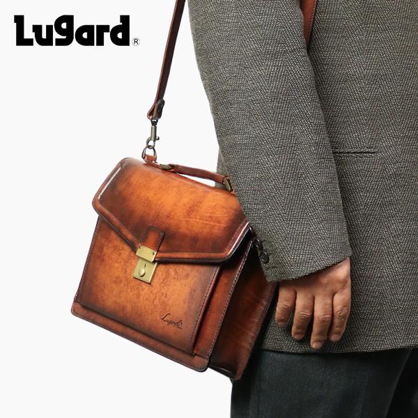 Lugard G-3 オンリーワンのシャドー仕上げ ヴィンテージ感漂う錠前ロック付き 2way セカンドバッグ 本革 革 レザー レディース メンズ | COMPLEX GARDENS