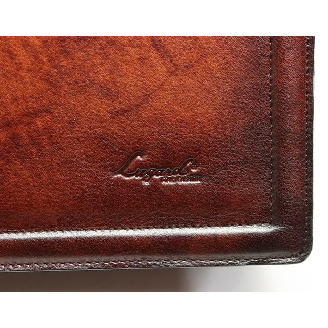 Lugard G-3 オンリーワンのシャドー仕上げ ヴィンテージ感漂う錠前ロック付き ダレスバッグ  本革 革 レザー メンズ | COMPLEX GARDENS | 13