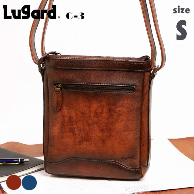 青木鞄 Lugard G-3 オンリーワンのシャドー仕上げ ヴィンテージ感漂う縦型ショルダーS 本革 革 レザー レディース メンズ | COMPLEX GARDENS