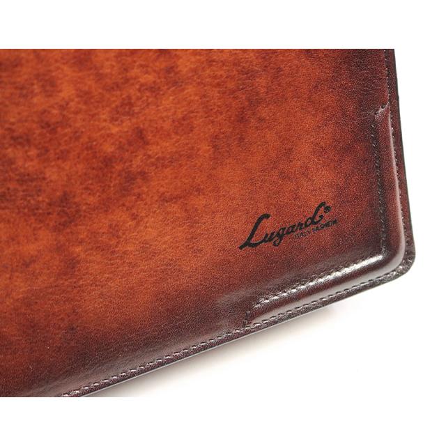 Lugard G-3 オンリーワンのシャドー仕上げ ヴィンテージ感漂う錠前ロック付きスリム ダレスバッグ  本革 革 レザー メンズ | COMPLEX GARDENS | 13