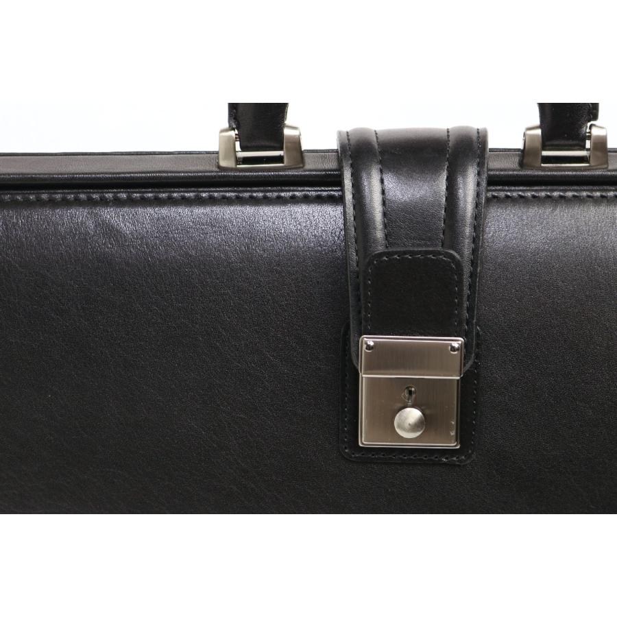 Lugard G-3 オンリーワンのシャドー仕上げ ヴィンテージ感漂う錠前ロック付きスリム ダレスバッグ  本革 革 レザー メンズ | COMPLEX GARDENS | 19