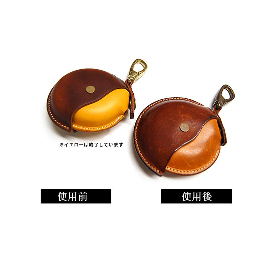 池之端銀革店 CRAMP 回転式 レザー コインケース コインパース