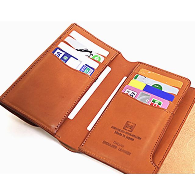 ⭐️新品未使用⭐️　CRAMP　池之端銀革店　cr-162　ミドルウォレット　紺 池之端銀革店 CRAMP cr-162 イタリーレザー イタリア革