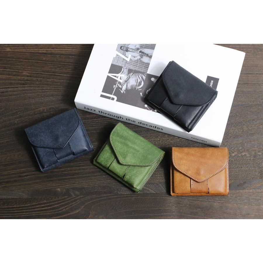 池之端銀革店 CRAMP : スリム ウォレット 池之端銀革店 CRAMP プエブロ カードがせり出すスリムウォレット