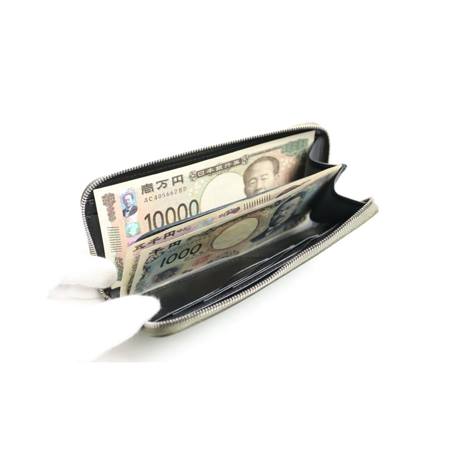 池之端銀革店 CRAMP プエブロ 最小サイズのラウンドファスナーロング