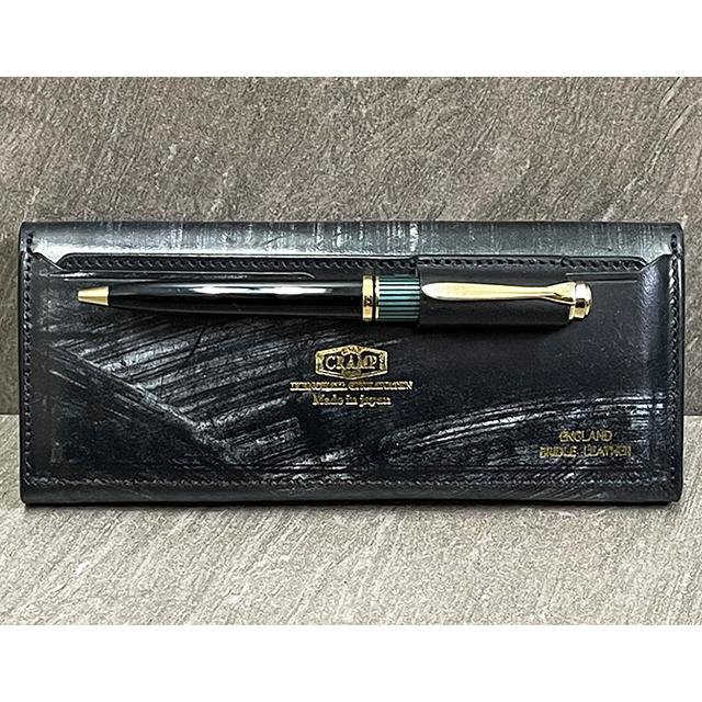 池之端銀革店 CRAMP cr-922 ブライドルレザー ペンケース 本革 日本製