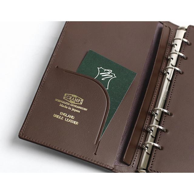 CRAMP 池之端銀革店 cr-924 ブライドルレザー システム手帳 バイブル