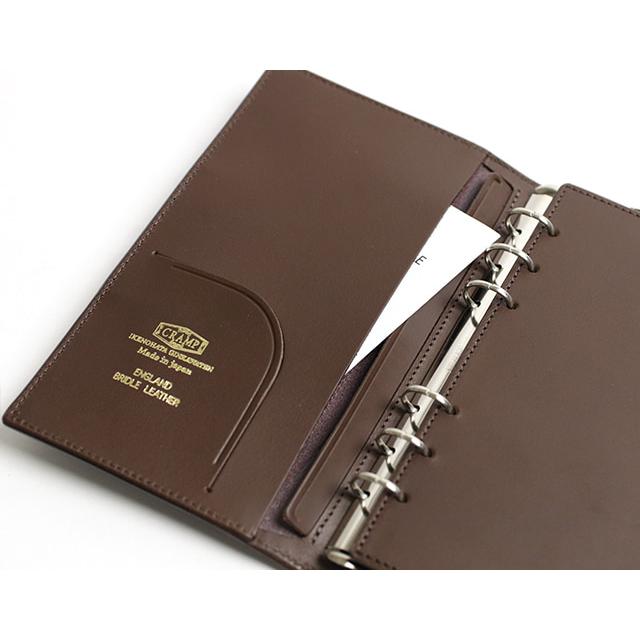 CRAMP 池之端銀革店 cr-924 ブライドルレザー システム手帳 バイブル