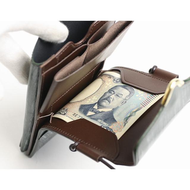 池之端銀革店 CRAMP cr-926 ブライドルレザー ネックウォレット