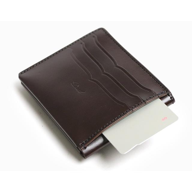 8月10日迄 池之端銀革店 Dual Dcr-1060 ダークブラウン 池之端銀革店 Dual ベルギー サドルプルアップレザー 真鍮 のフロント