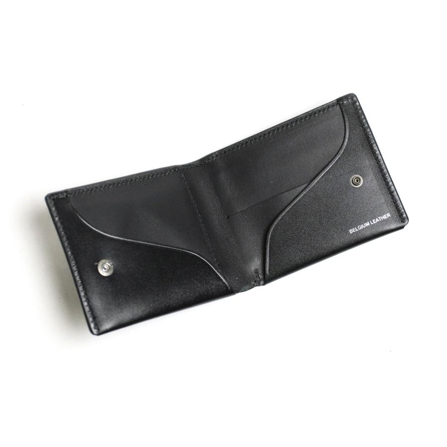 ア*様 池之端銀革店　dual 黒 池之端銀革店 Dual ベルギー サドルプルアップレザー 真鍮 のフロント