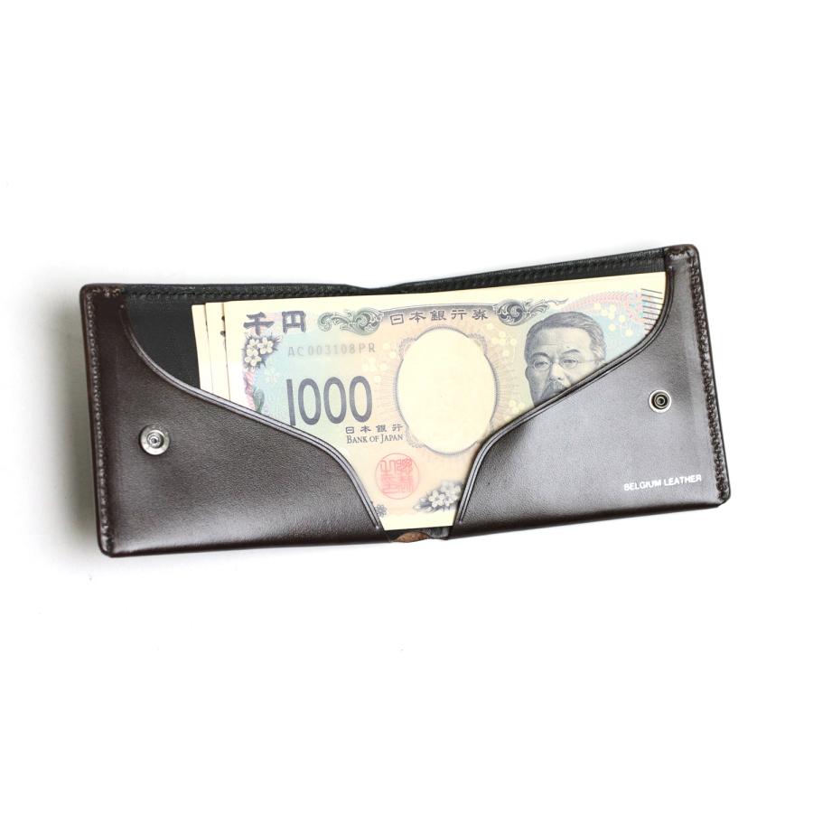池之端銀革店 Dual ベルギー サドルプルアップレザー 真鍮 のフロント