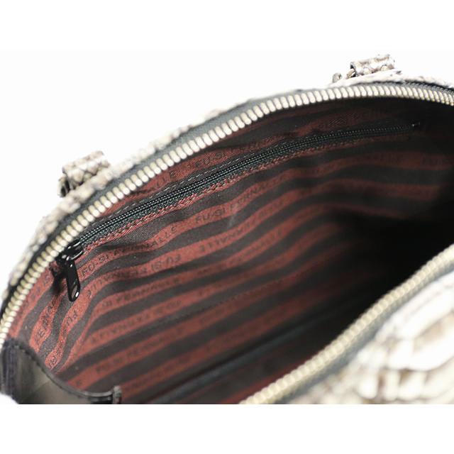 FU-SI FERNALLE  G.B PYTHON  collection 美しいダイヤモンドパイソンの2wayバッグ 本革 革 レザー レディースの画像