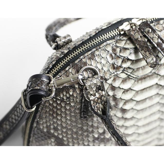 FU-SI FERNALLE  G.B PYTHON  collection 美しいダイヤモンドパイソンの2wayバッグ 本革 革 レザー レディースの画像
