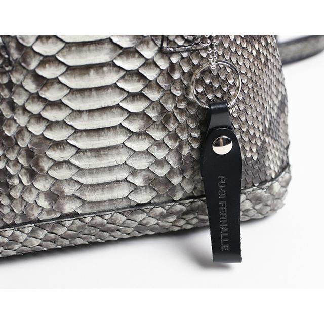 FU-SI FERNALLE  G.B PYTHON  collection 美しいダイヤモンドパイソンの2wayバッグ 本革 革 レザー レディースの画像