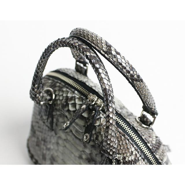 FU-SI FERNALLE  G.B PYTHON  collection 美しいダイヤモンドパイソンの2wayバッグ 本革 革 レザー レディースの画像